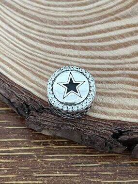 Pandora Dallas Cowboys Bead S925 Silver Charm